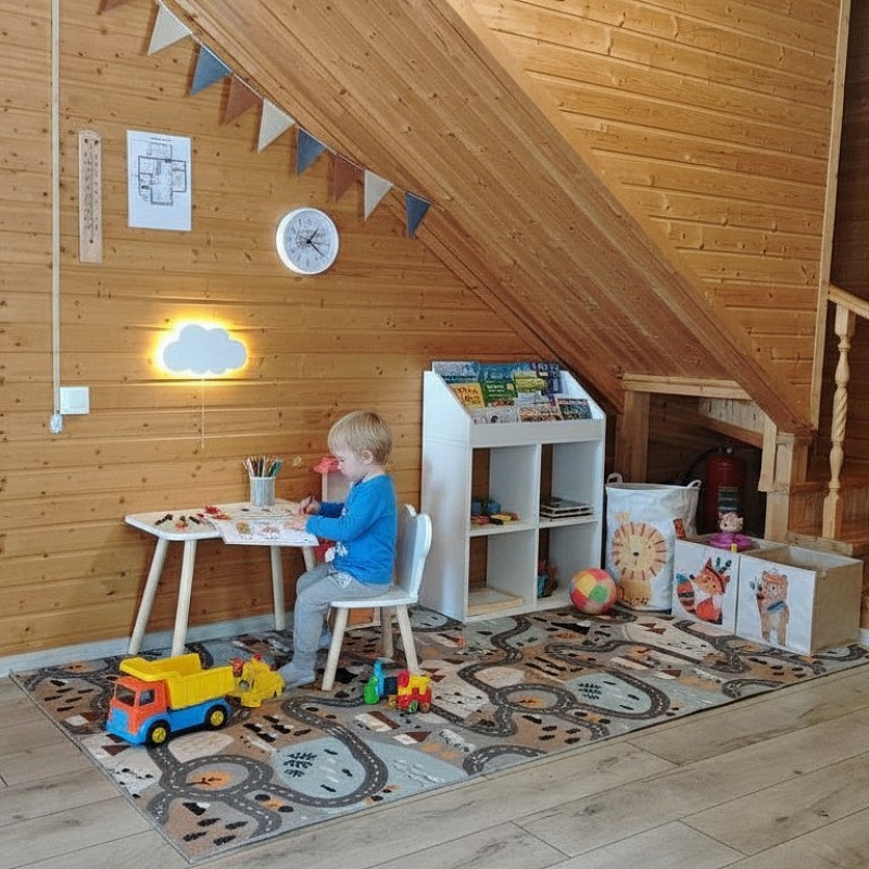 Семейный коттедж с детской игровой зоной